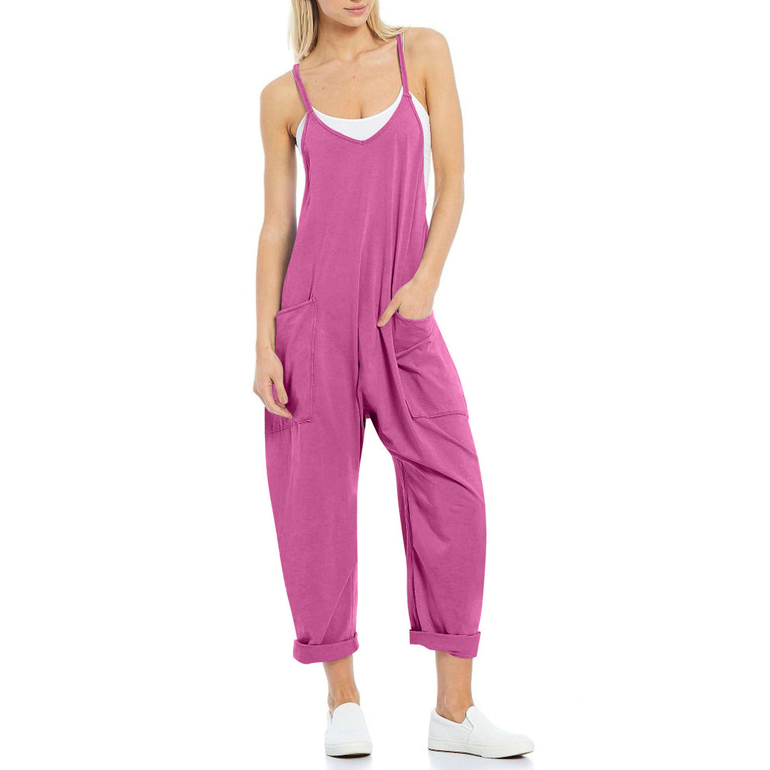 Damen Lässige und bequeme Latzhose Drune