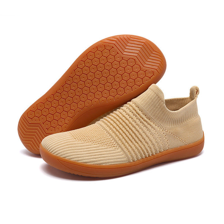 Unisex nan sockenähnlicher Stricksneaker mit elastischem Schaft und rutschfester Gummisohle Drune