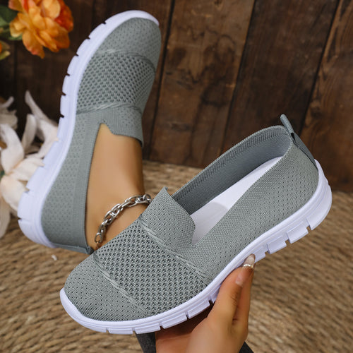 Damen Atmungsaktive Slip-On Sneakers mit flexiblem Sohlenkomfort Drune