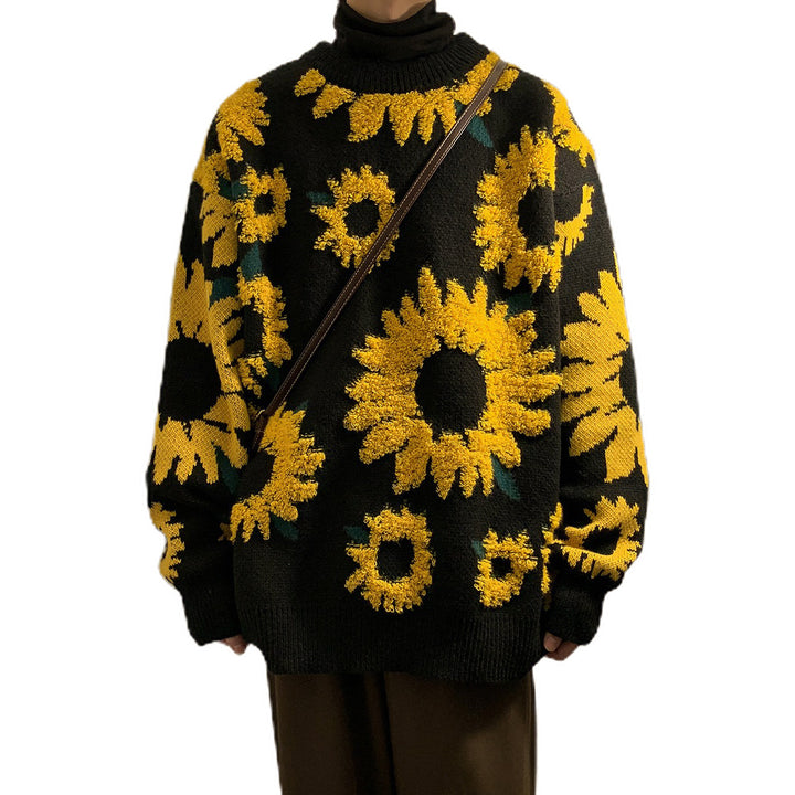 Damen Übergroßer Strickpullover Drune