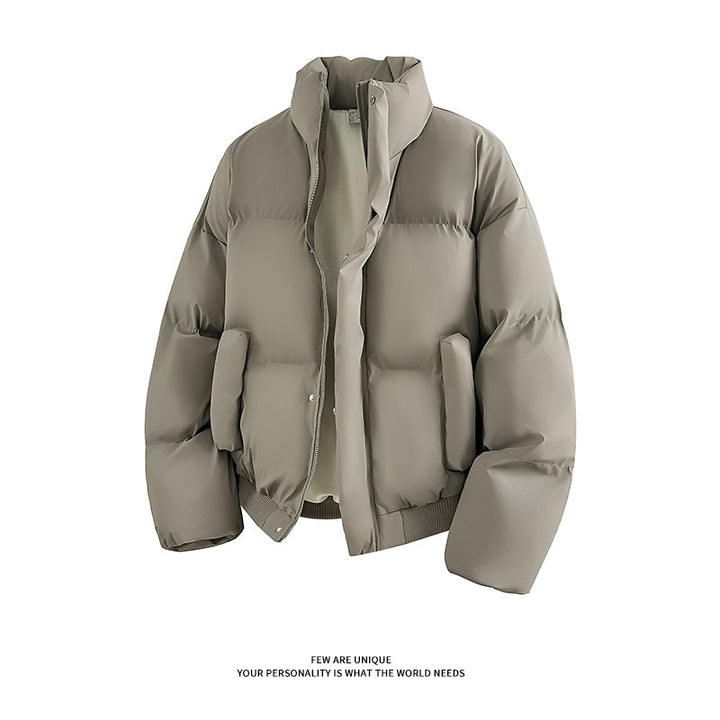 Herren Modische Steppjacke mit hohem Kragen und praktischen Taschen Drune