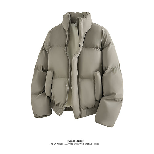 Herren Modische Steppjacke mit hohem Kragen und praktischen Taschen Drune
