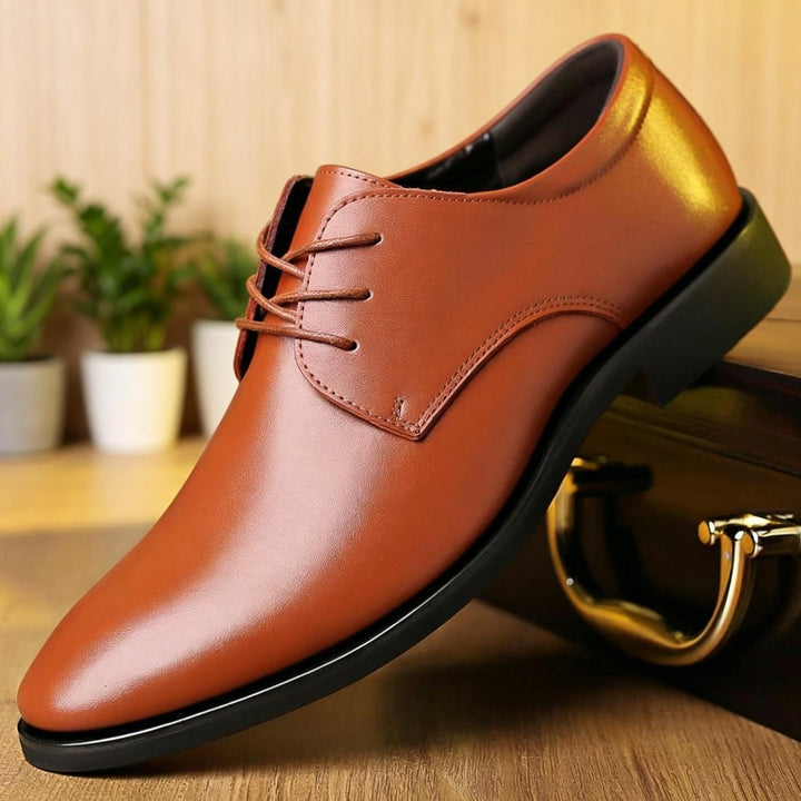Herren Elegante Schnürschuhe aus hochwertigem Leder Drune