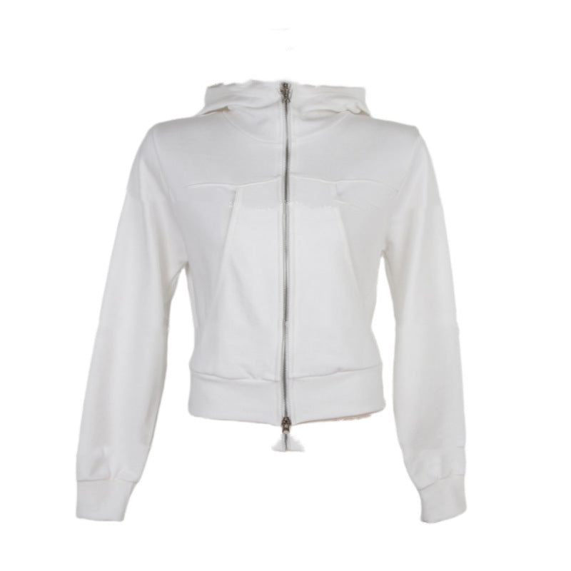 Damen sportliche Freizeitjacke mit hohem Kragen Drune