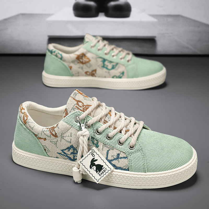 Damen Modische Sneakers mit einzigartigem Textil-Design Drune