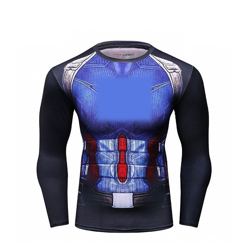 Herren Sportliches Langarm-T-Shirt mit innovativem Design Drune