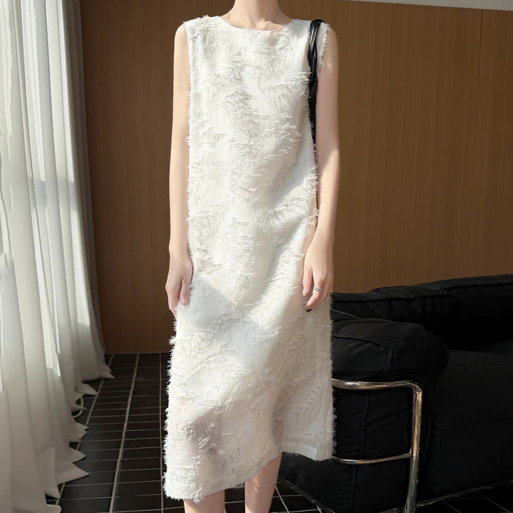 Damen Maxikleid aus luxuriösem, floralem Design Drune