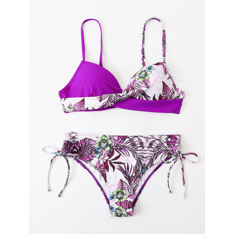 Damen Design-Bikini mit modernem Wickel-Detail Drune