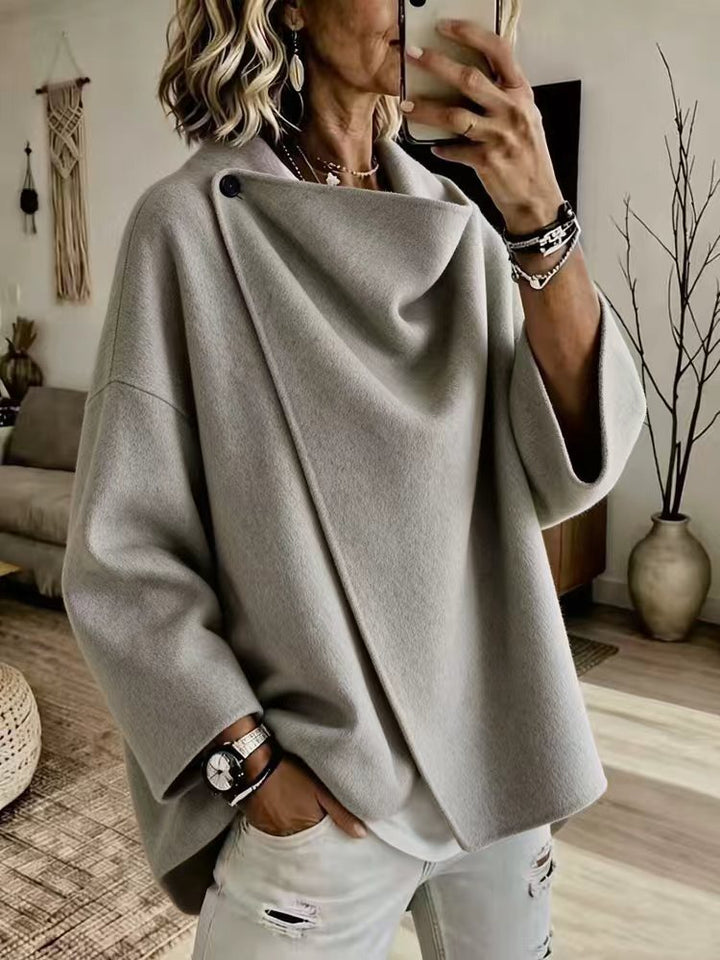 Damen Stilvolle Oversized Jacke Drune