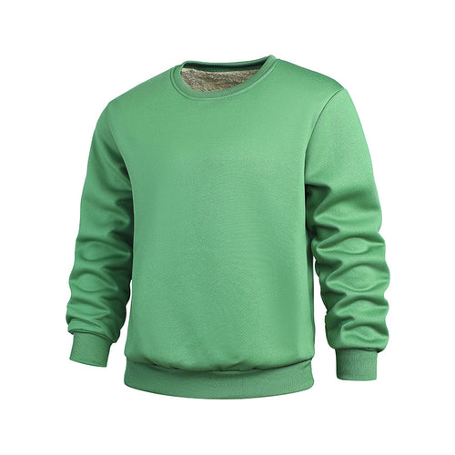 Herren bequemer und warmer Rundhalspullover aus Fleece Drune