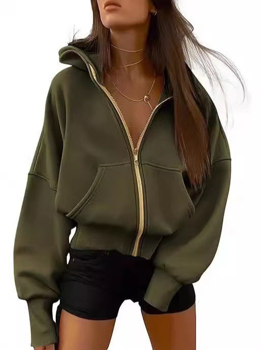 Damen oversized Kapuzenpullover Drune