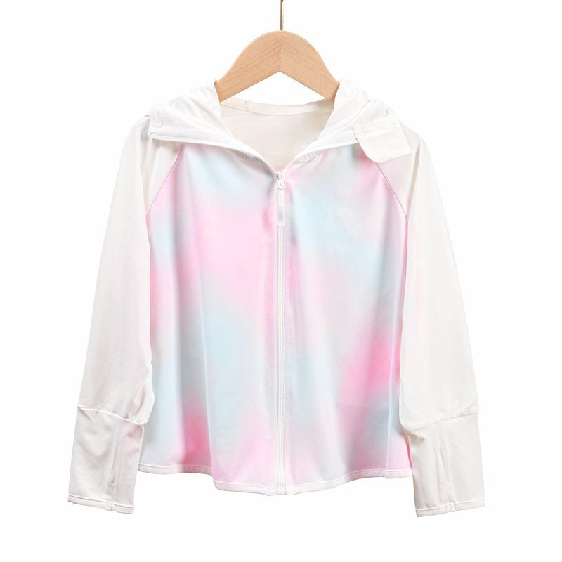 Kinder Sonnenjacke mit Kapuze und UV-Schutz Drune
