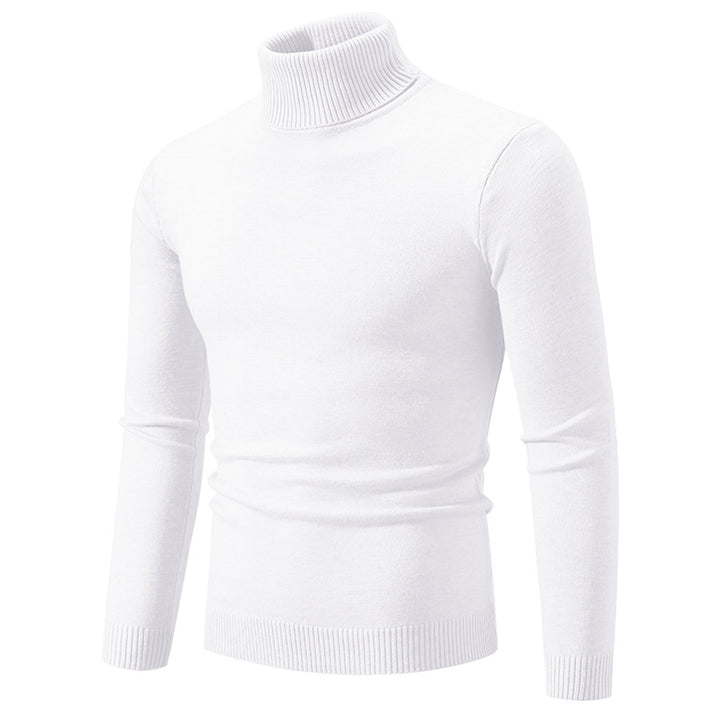 Herren nan Slim-Fit Rollkragenpullover aus Feinstrick mit geripptem Stehkragen und elastischem Bund Drune