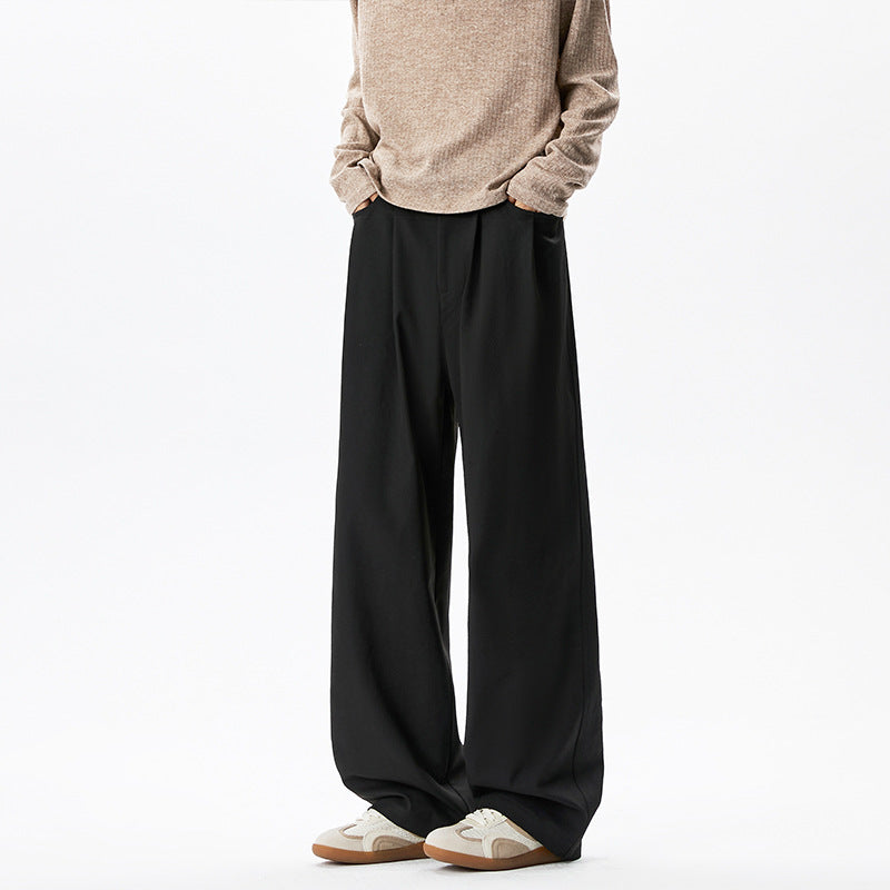 Damen Weitgeschnittene Elegante Stoffhose Drune