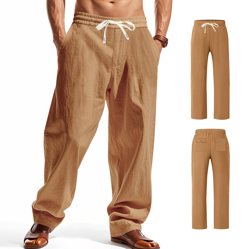 Herren Bequeme Freizeithose mit verstellbarem Bund und praktischen Taschen Drune