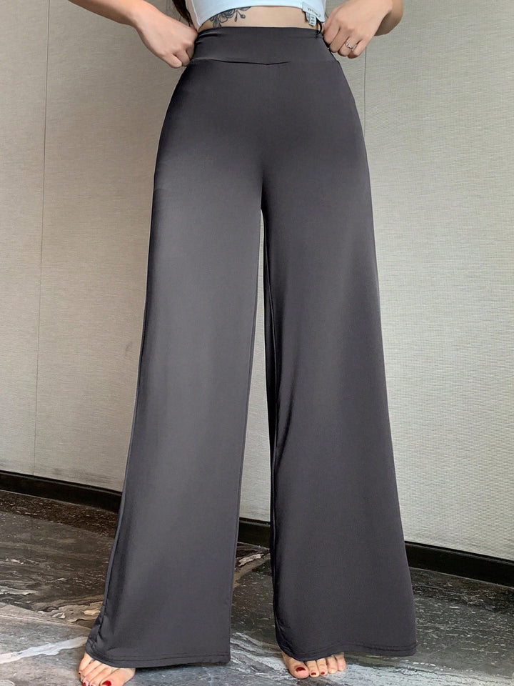 Damen Hochtaillierte Palazzo-Hose Drune