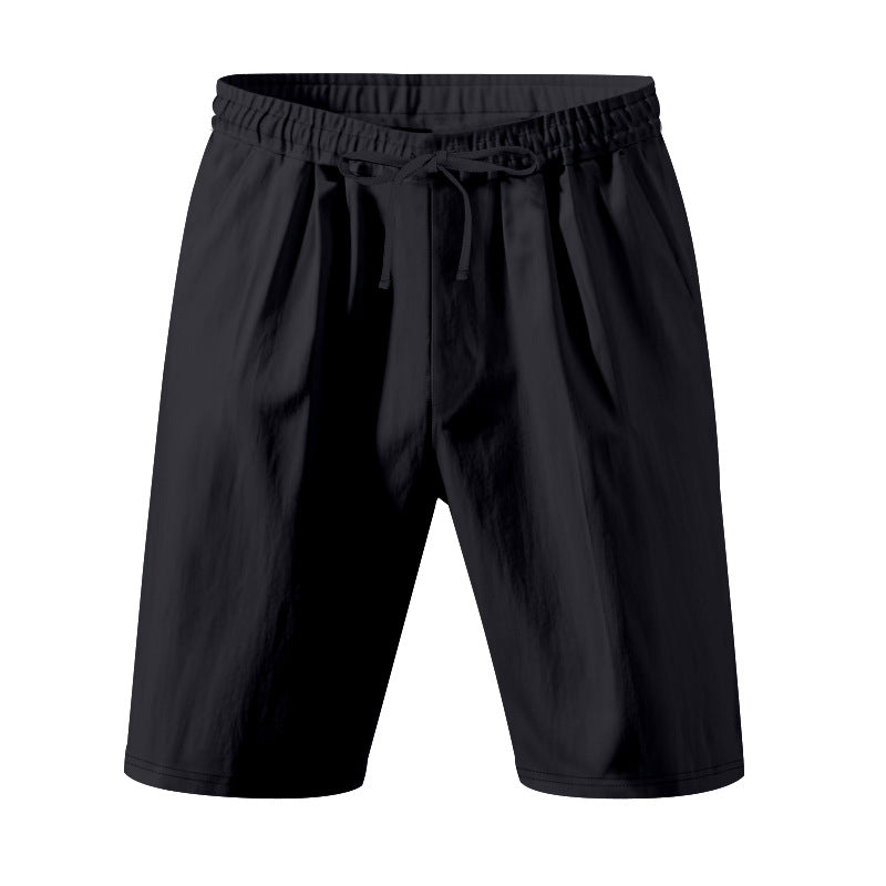 Herren lässige Jersey-Shorts mit elastischem Bund und praktischen Taschen Drune
