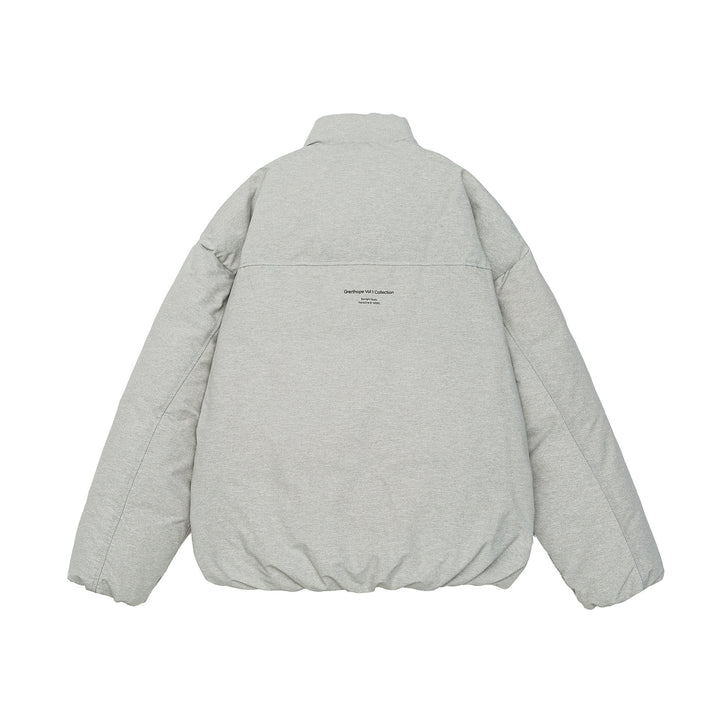 Damen Kurz geschnittene Oversize Steppjacke mit hohem Stehkragen und verdecktem Reißverschluss Drune