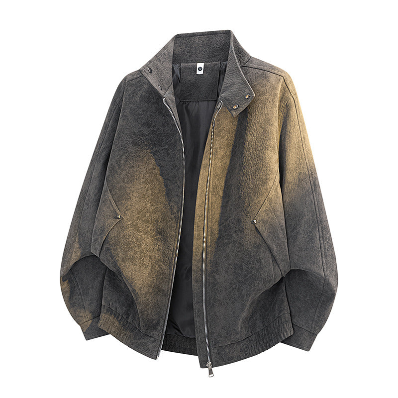 Damen Oversize Bomberjacke aus Velours mit wattierter Innenfütterung und elastischem Saum Drune