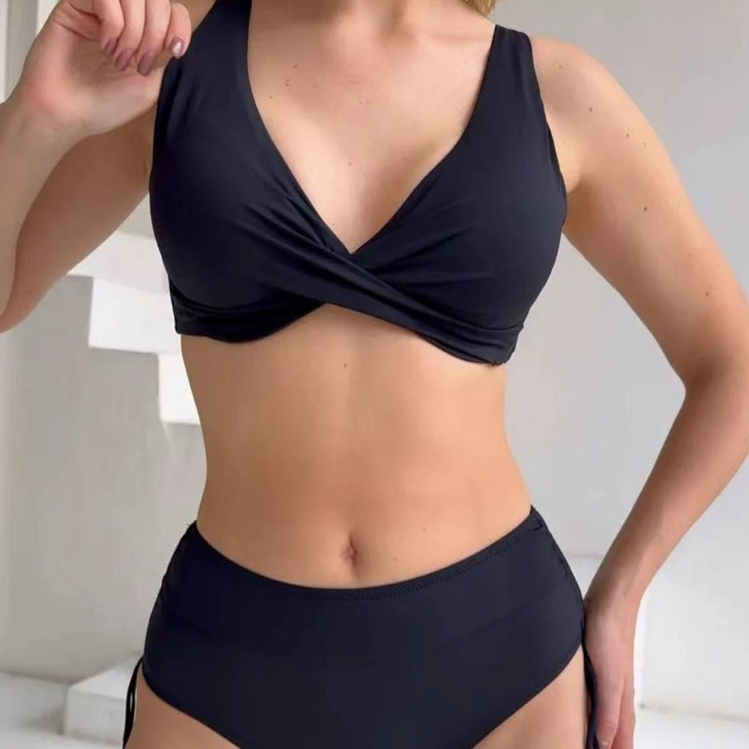 Damen Wickel-Bikini mit verstellbaren Trägern Drune