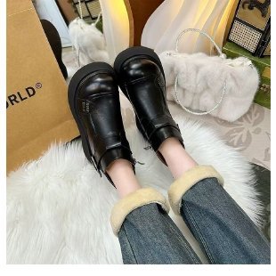 Damen Stilvolle Leder-Boots mit Kuschelfutter Drune