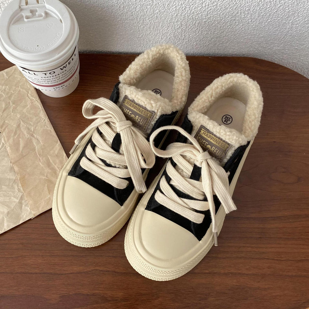 Damen Bequeme Sneakers mit kuscheligem Innenfutter und strapazierfähiger Sohle Drune
