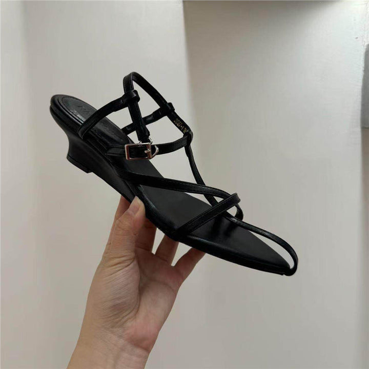 Damen spitze Slingback Sandalen mit elegantem Riemendesign Drune