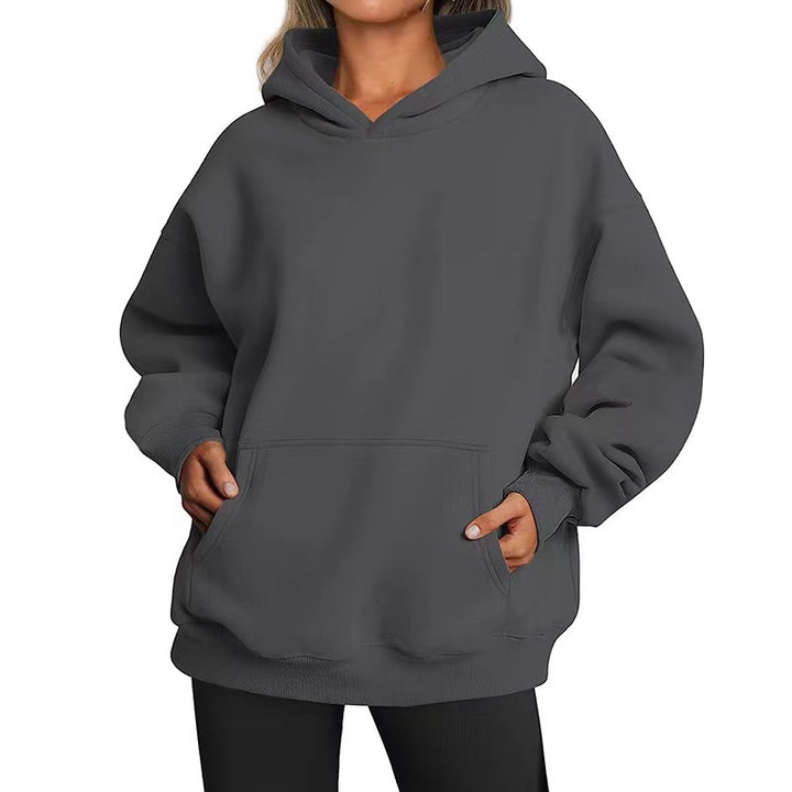Damen Oversized Kapuzenpullover Drune