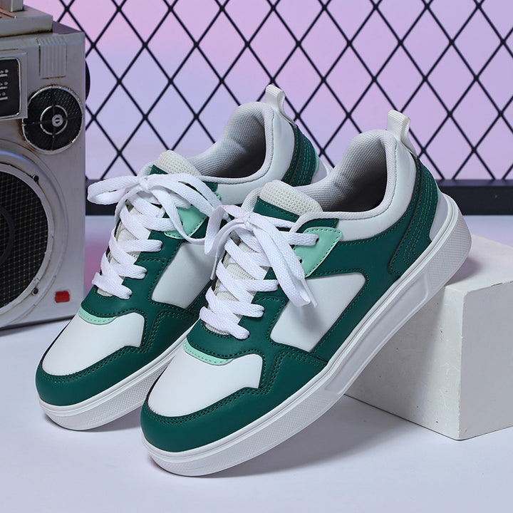 Drune | Pastellfarbene Colorblock-Sneaker mit Chunky-Sohle für Frauen