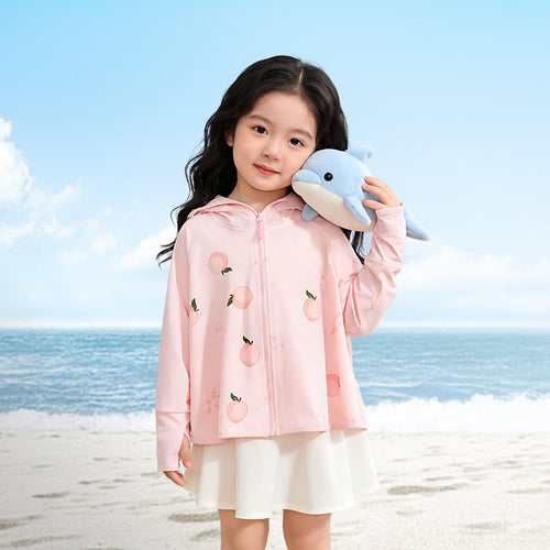 Kinder UV-Schutzjacke mit Kapuze und atmungsaktivem Material Drune