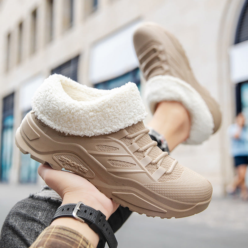 Damen Gefütterte Slip-On Sneaker-Clogs mit Teddyfutter Drune