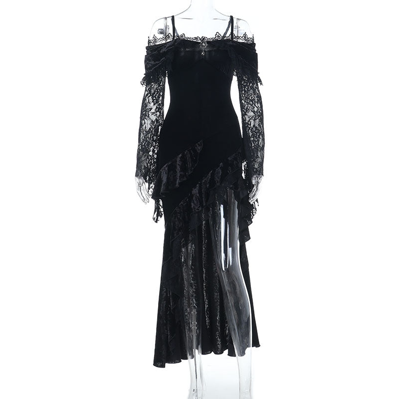 Damen figurbetonte Bluse mit Rüschendetails und Schnürung Drune