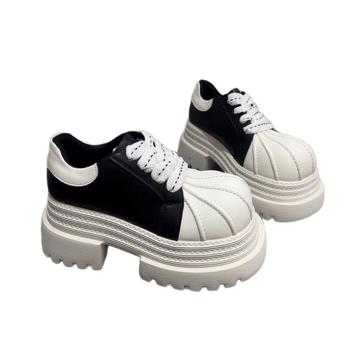 Damen Modische Chunky Sneakers mit robuster Plateau-Sohle Drune