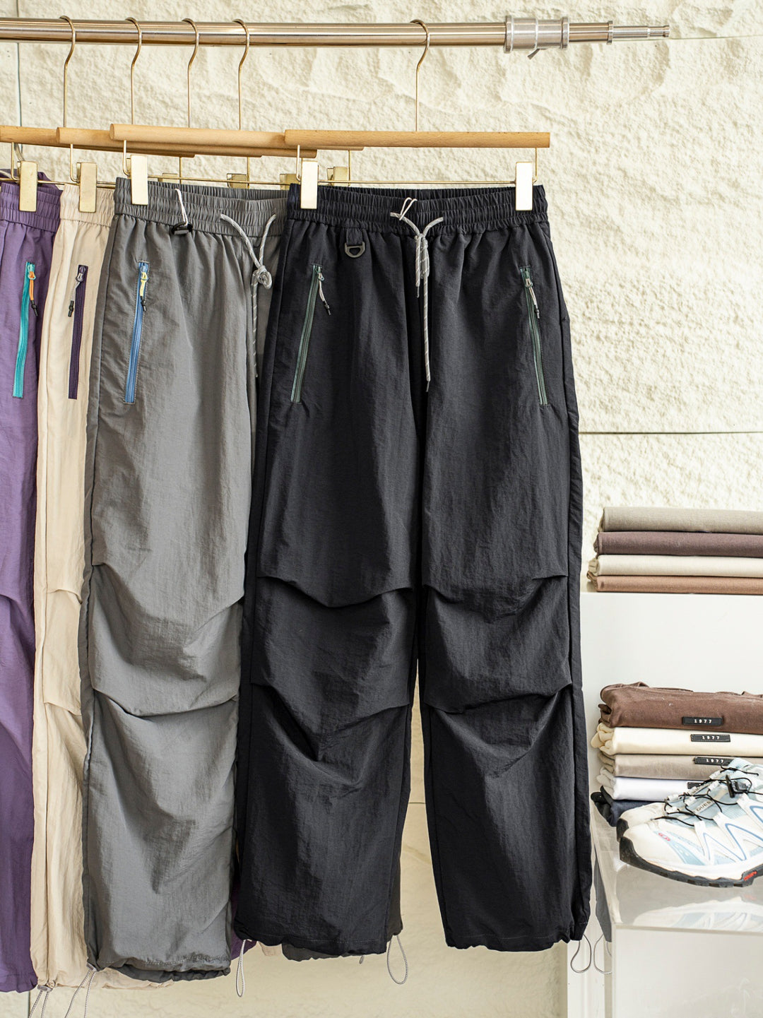 Damen Sportliche Cargo-Hosen Drune