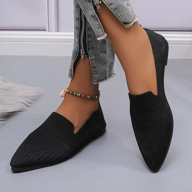 Drune | Mesh-Schuhe Mit Spitzer Spitze