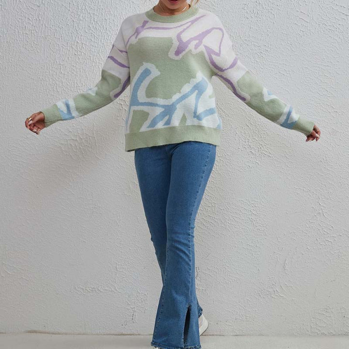 Drune | Pullover mit Farbblock