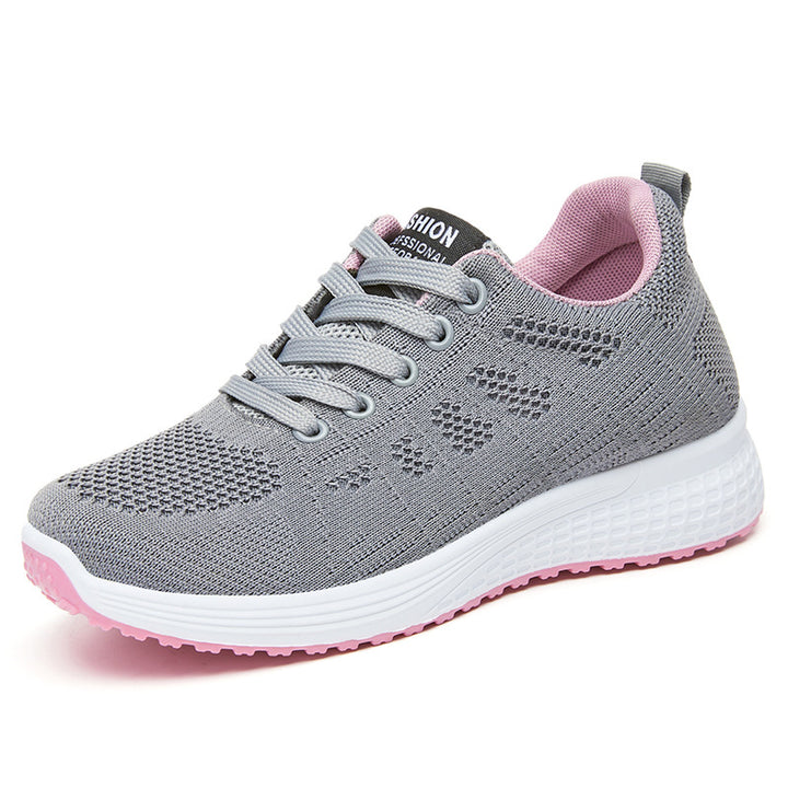 Damen nan leichte atmungsaktive Freizeit-Sneaker mit viskoelastischer Komfortsohle Drune