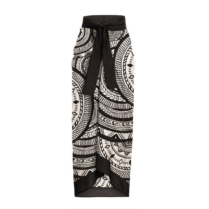 Damen Einteiliges Badeoutfit mit voluminösen Rüschendetails Drune