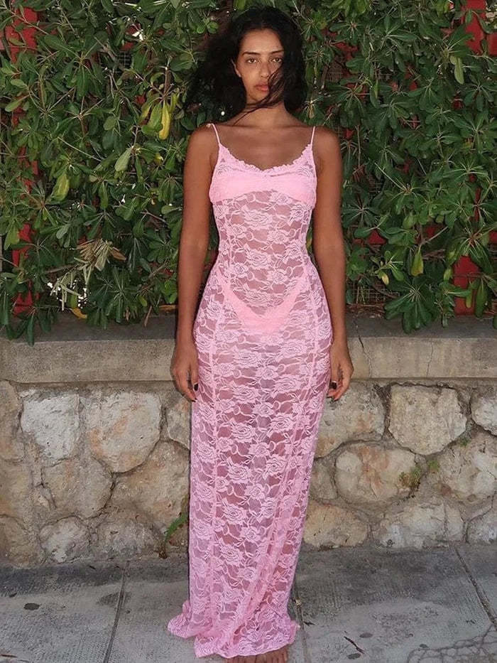 Damen Spitzenkleid im eleganten A-Linien-Schnitt Drune