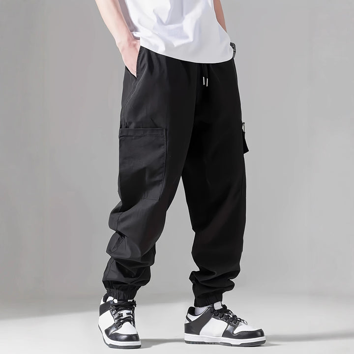 Herren Cargo-Hose mit elastischem Bund Drune