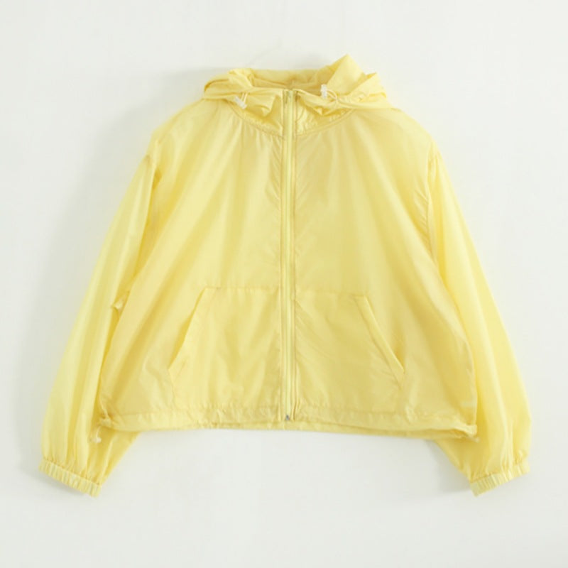 Damen Leichte Funktionsjacke mit Kapuze Drune