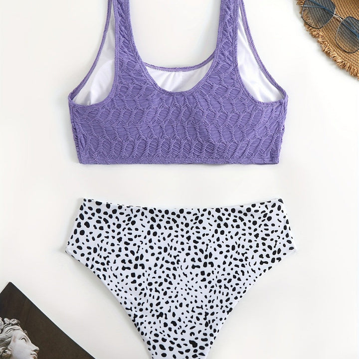 Damen Sportliches Bikini-Set mit elastischen Trägern Drune