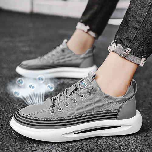 Herren Urbaner Chunky-Sneaker mit gestreifter Zwischensohle und gepolsterter Fersenkappe Drune
