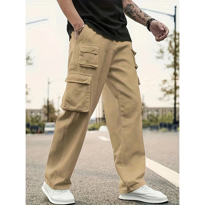 Herren Modische Cargo-Hose mit praktischen Reißverschlusstaschen Drune