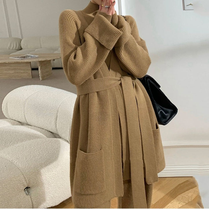 Damen Strickensemble mit weitem Schnitt und luxuriösem Material Drune