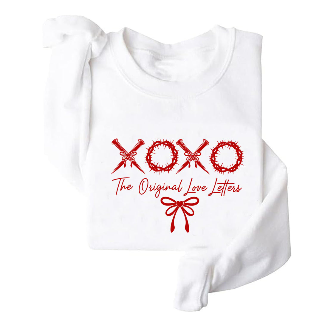 Damen lässiger Sweater mit einzigartigem Schriftzug und weichem Material Drune