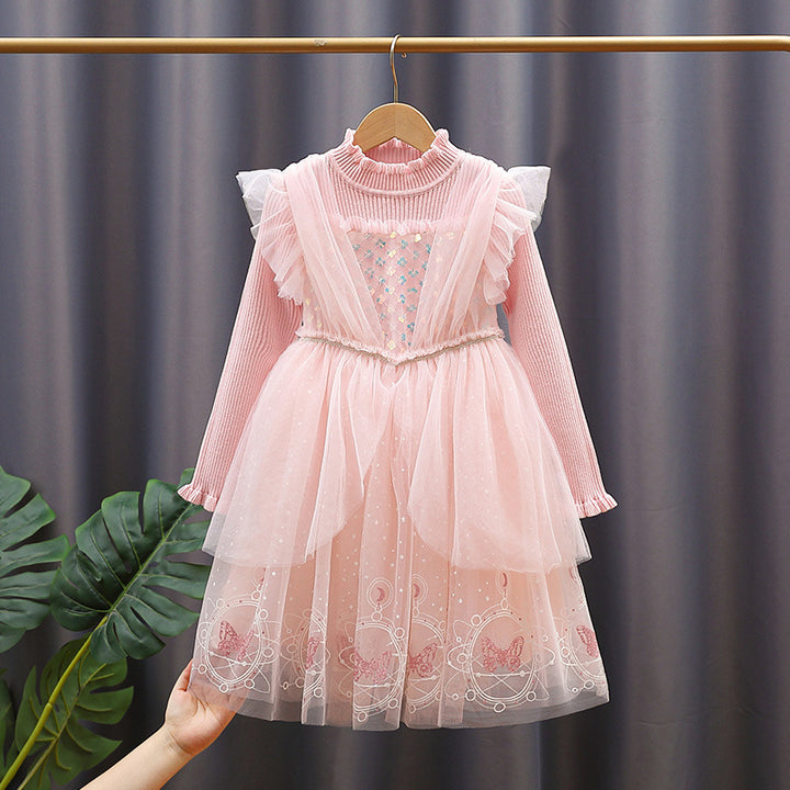 Mädchen Festliches Kleid im Prinzessinnen-Stil Drune