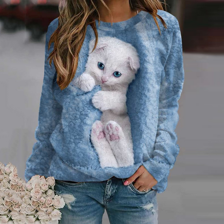 Drune | Trendiger Animal-Print-Pullover