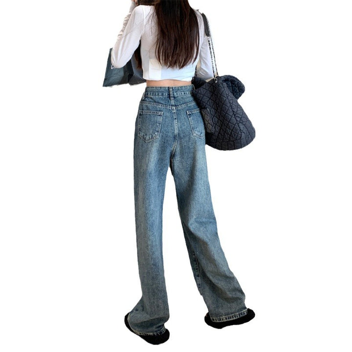 Damen Weit geschnittene Vintage Jeans Drune