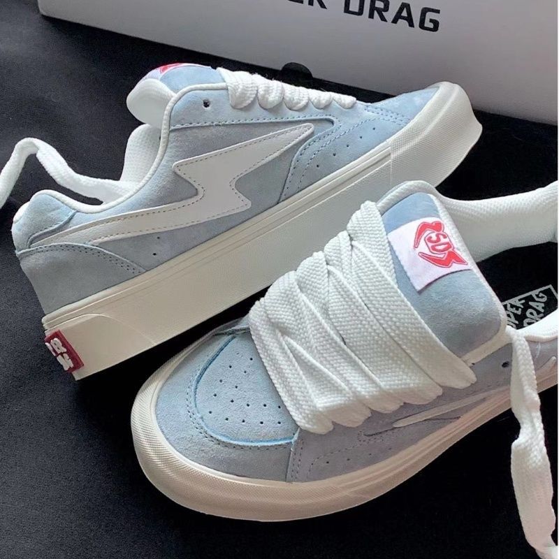 Damen Sportliche Sneaker mit hochwertiger Wildleder- und Mesh-Kombination Drune